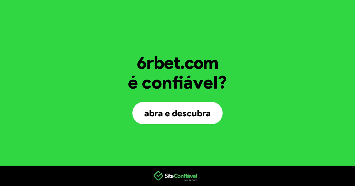 6rbet é confiável, é segura?